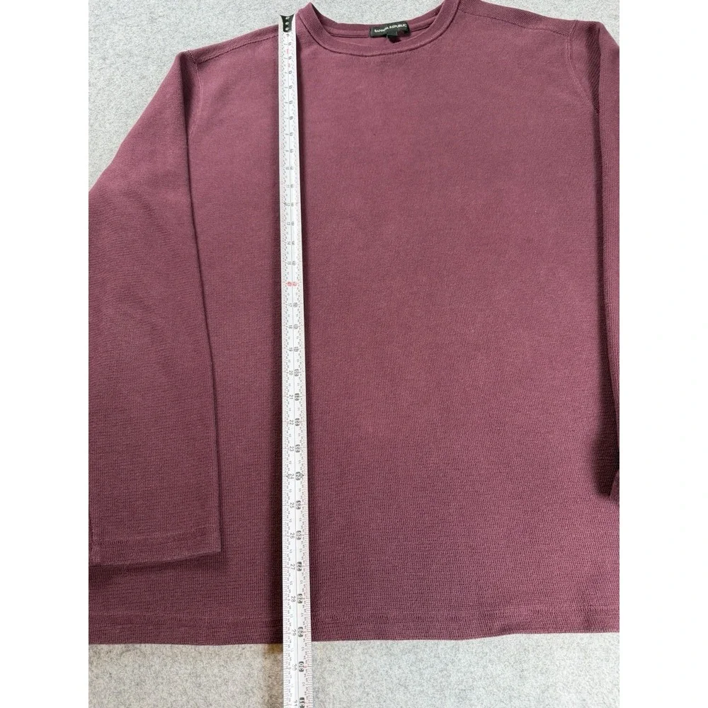 Banana Republic Men's 2XL Long Sleeve Midweight Double Knit Shirt